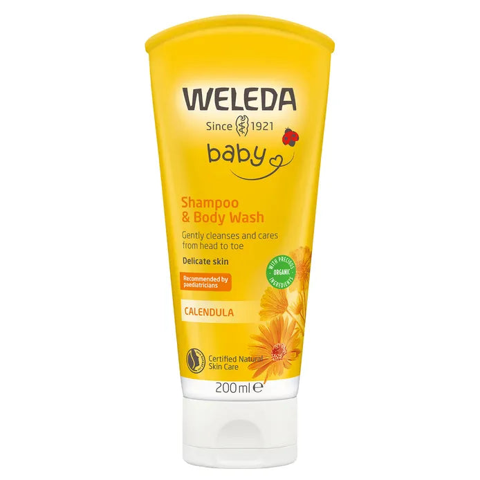 WELEDA Calendula 2in1 Gentle Shampoo & Body Wash 200ml