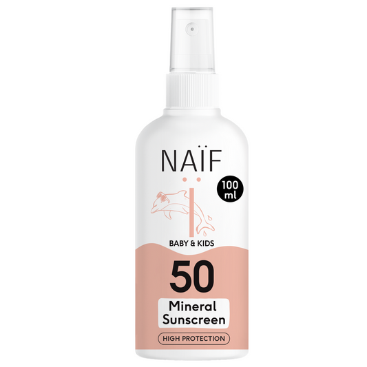 NAIF Mineral Sunscreen Spray SPF50 for Baby & Kids 100ml