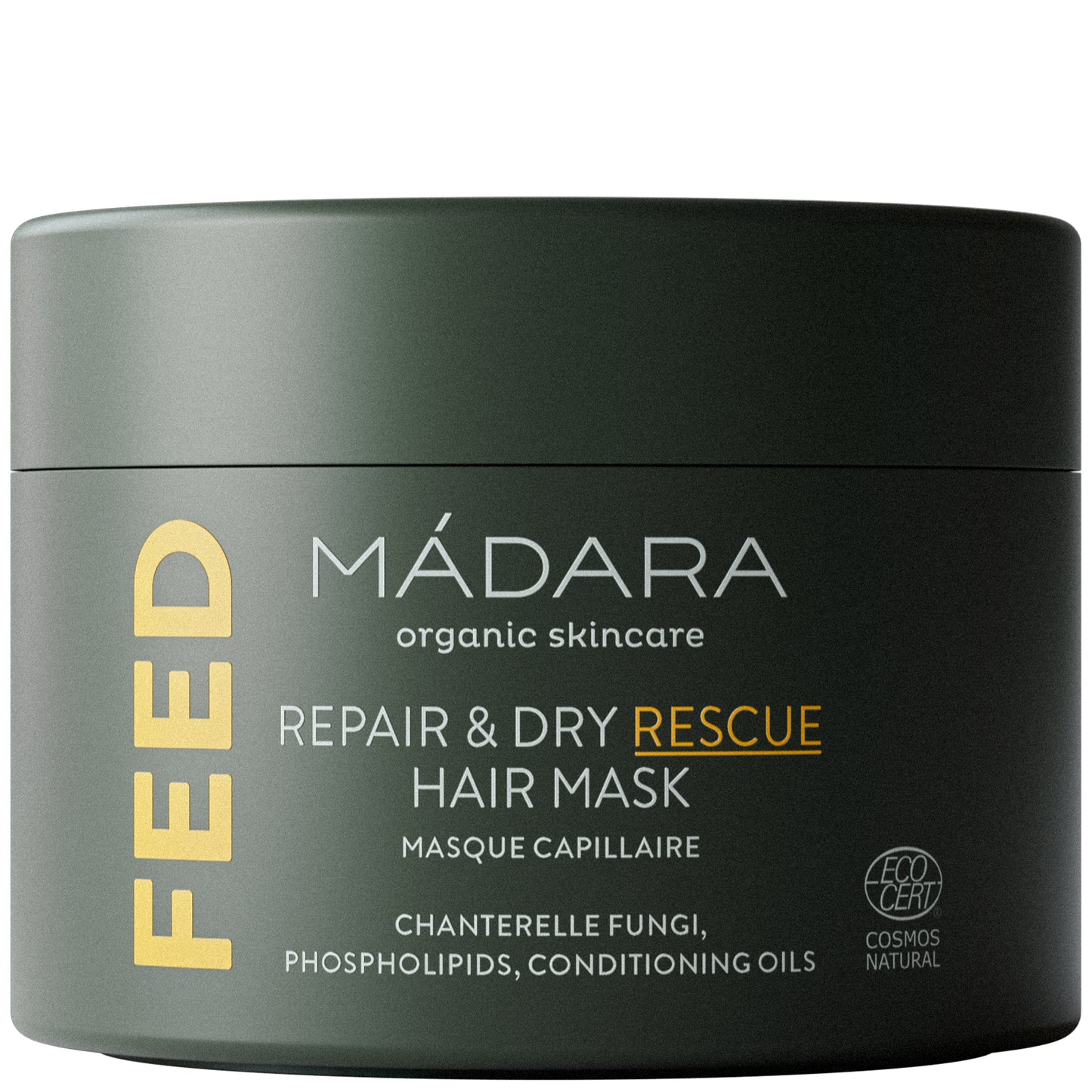 MÁDARA FEED Repair & Dry Rescue hair mask 180ml