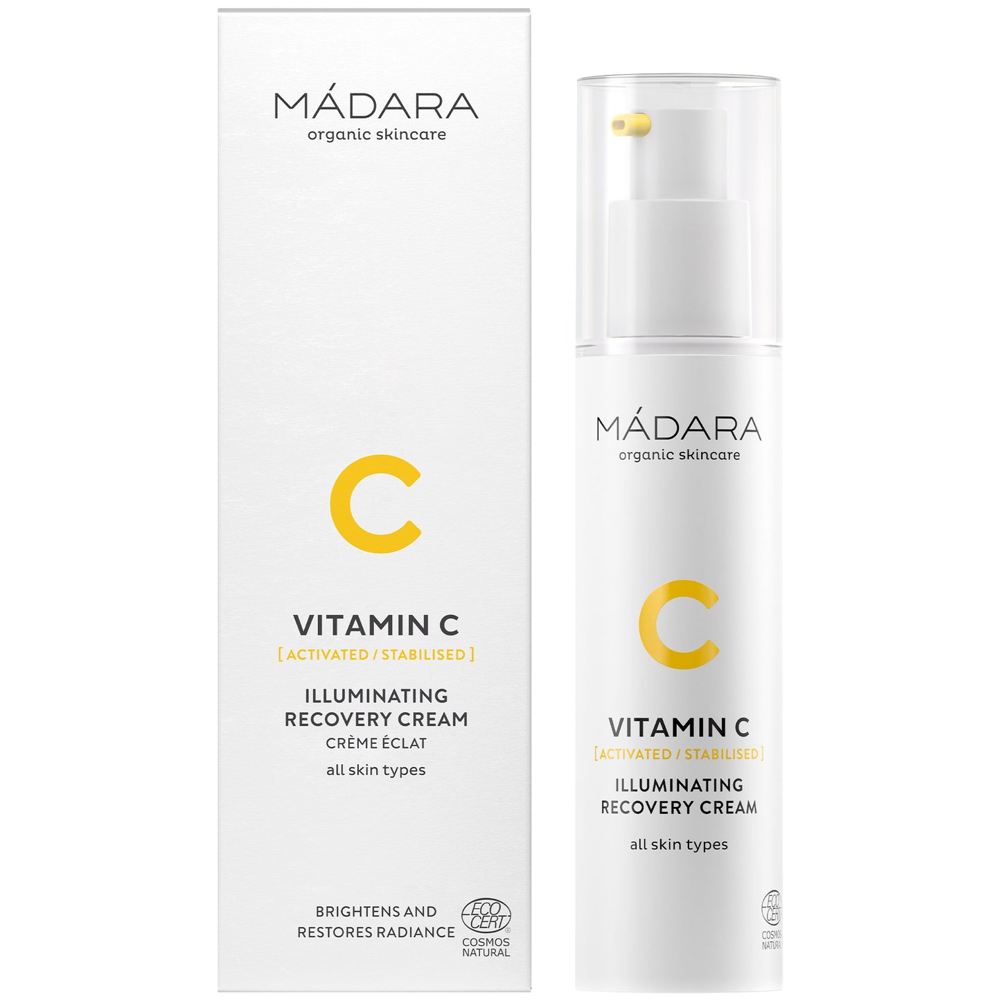 MÁDARA Vitamin C Illuminating Recovery Cream 50ml