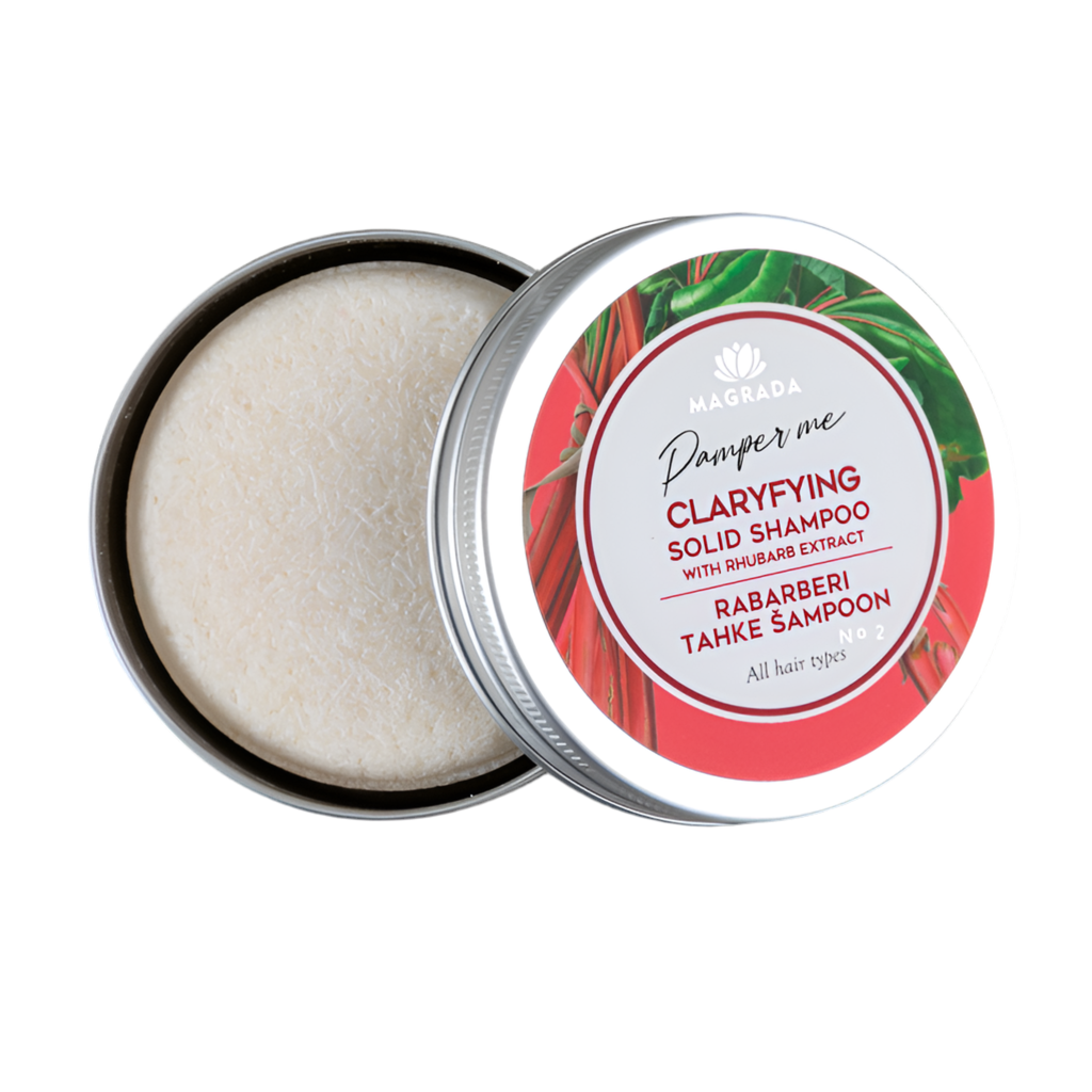 Magrada Clarifying Solid Shampoo With Rhubarb Extract 58g