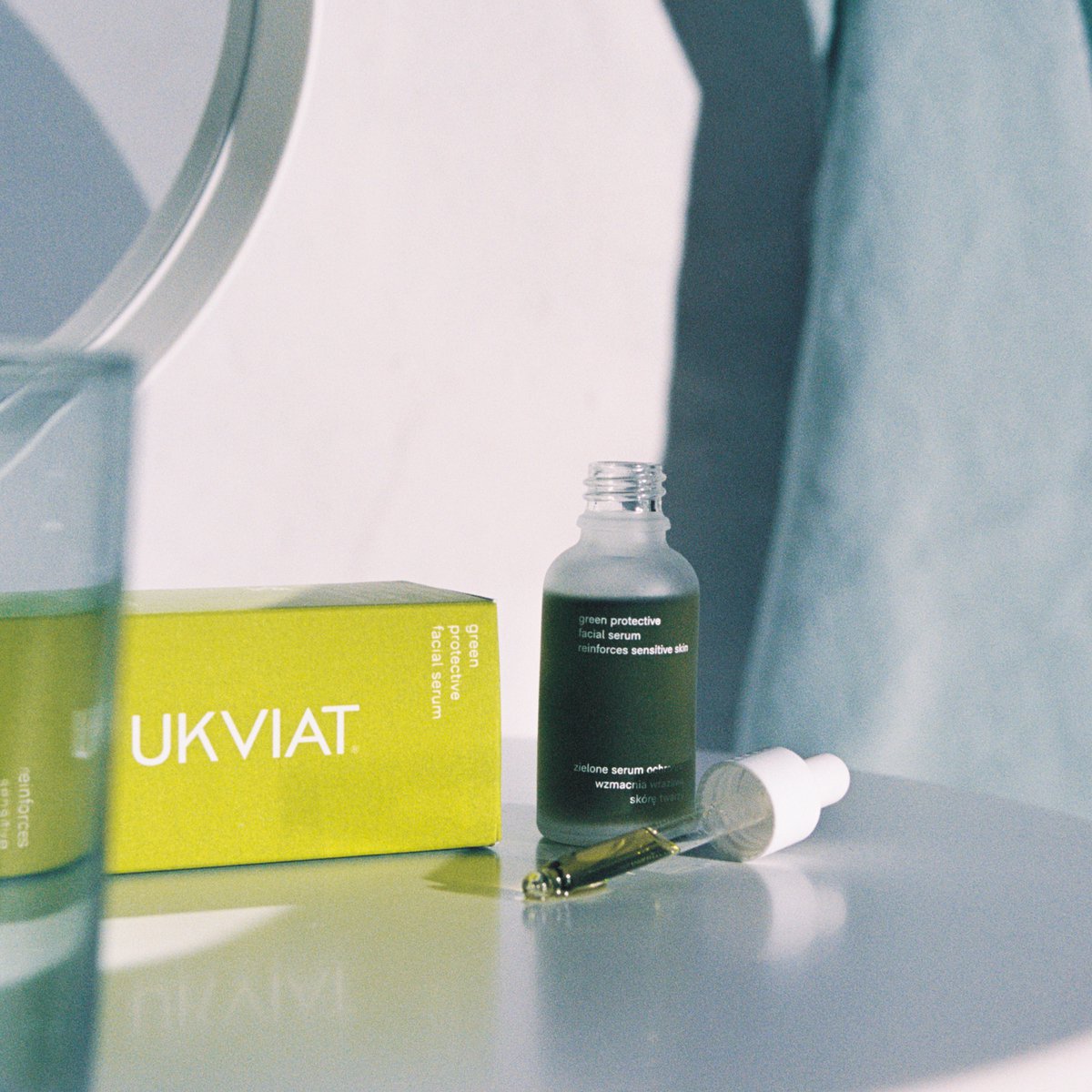 UKVIAT green protective facial serum 30ml