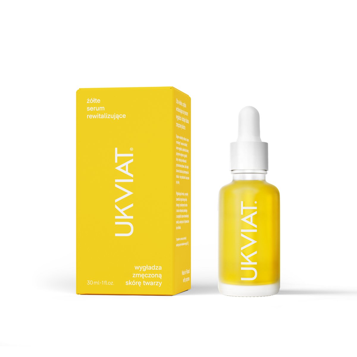 UKVIAT yellow revitalising facial serum 30ml