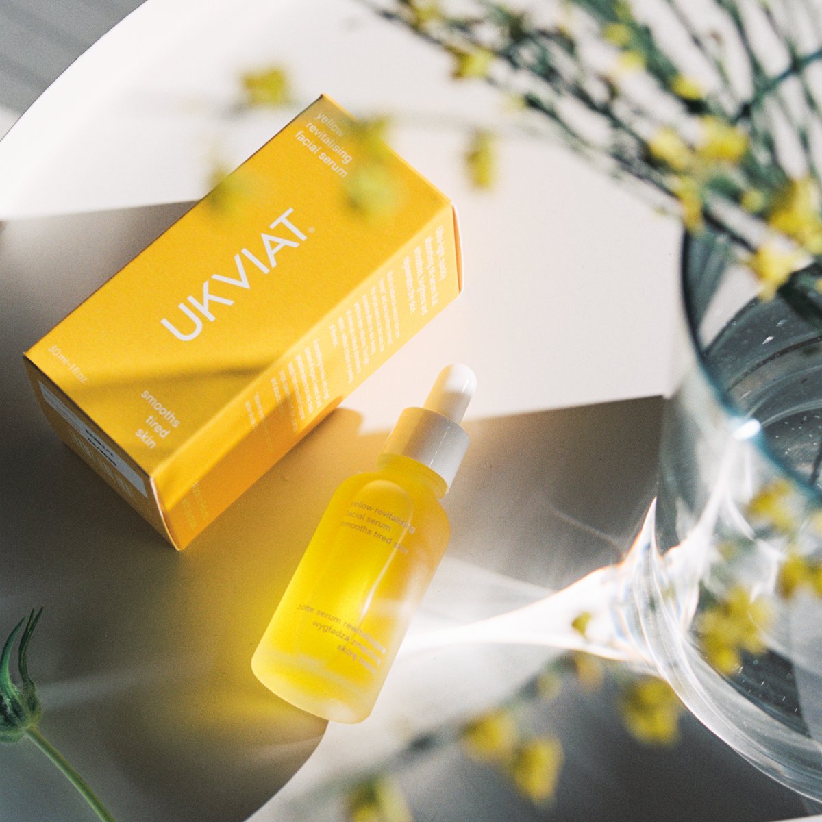 UKVIAT yellow revitalising facial serum 30ml