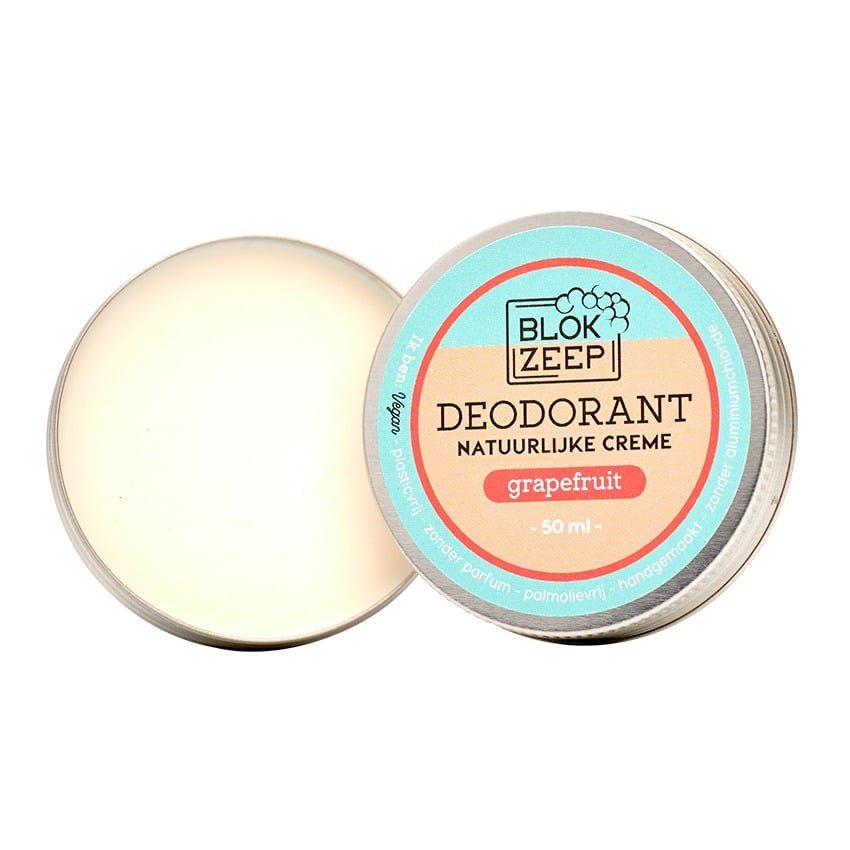 Blokzeep Deodorant cream - Grapefruit 50ml - bioskina