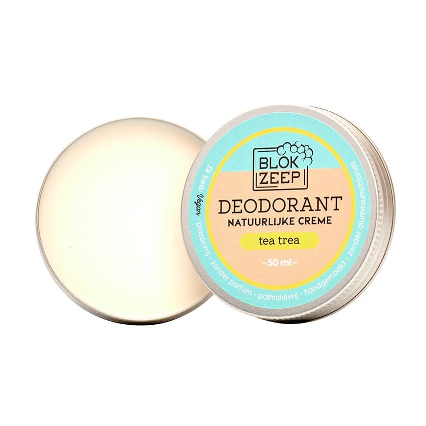 Blokzeep Deodorant cream - Tea tree 50ml - bioskina