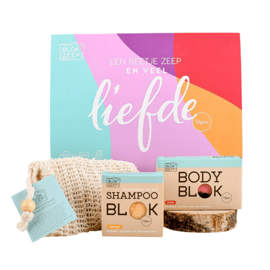 Blokzeep Gift set - A Little Soap and a Lot of Love - bioskina