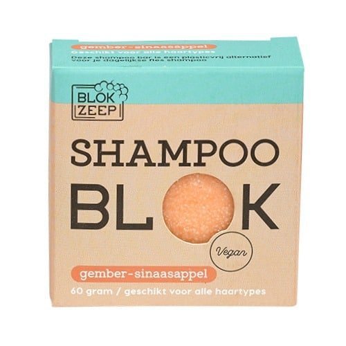 Blokzeep Shampoo Bar Ginger Orange 60g - bioskina