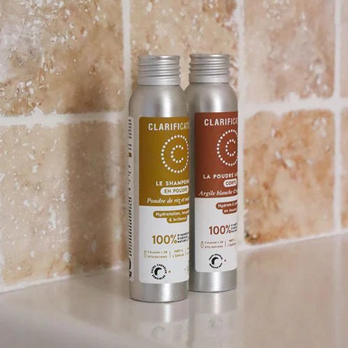 Clarification Duo Set of Cleansing Powders - Body and Hair - bioskina