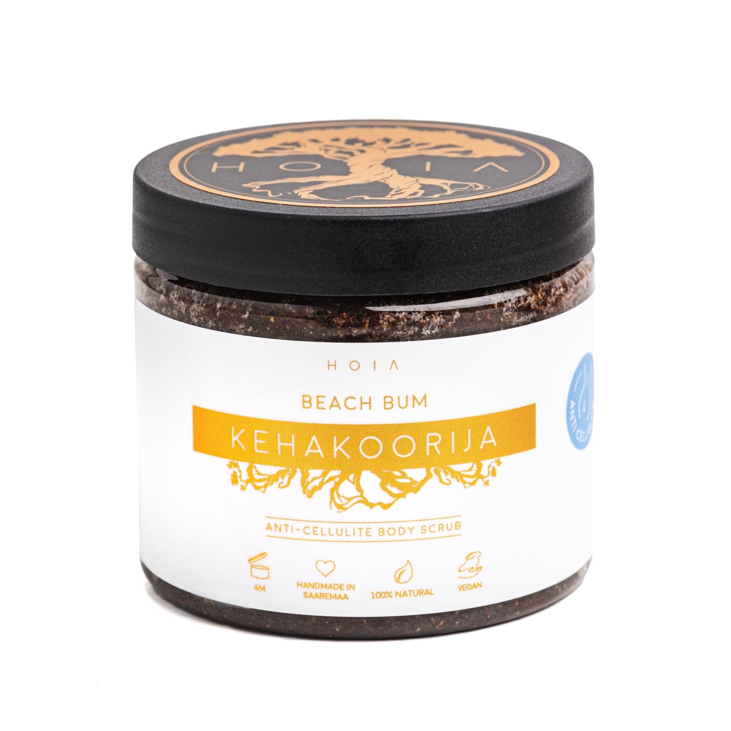 HOIA Anti - Cellulite Body Scrub Beach Bum 200ml - bioskina