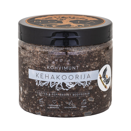 HOIA Body Scrub Coffee & Peppermint 200ml - bioskina