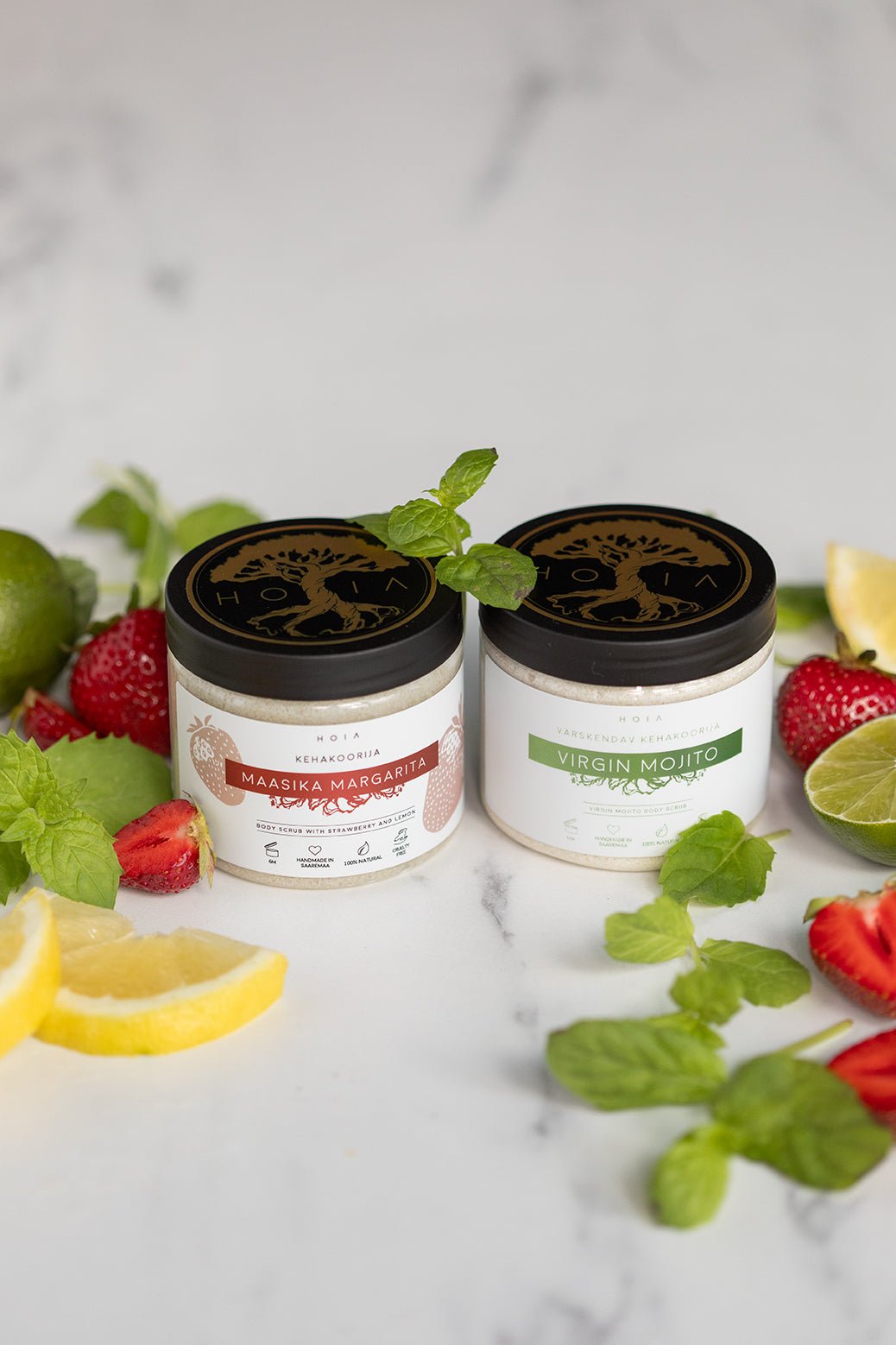 HOIA Body Scrub Strawberry Margarita 200ml - bioskina