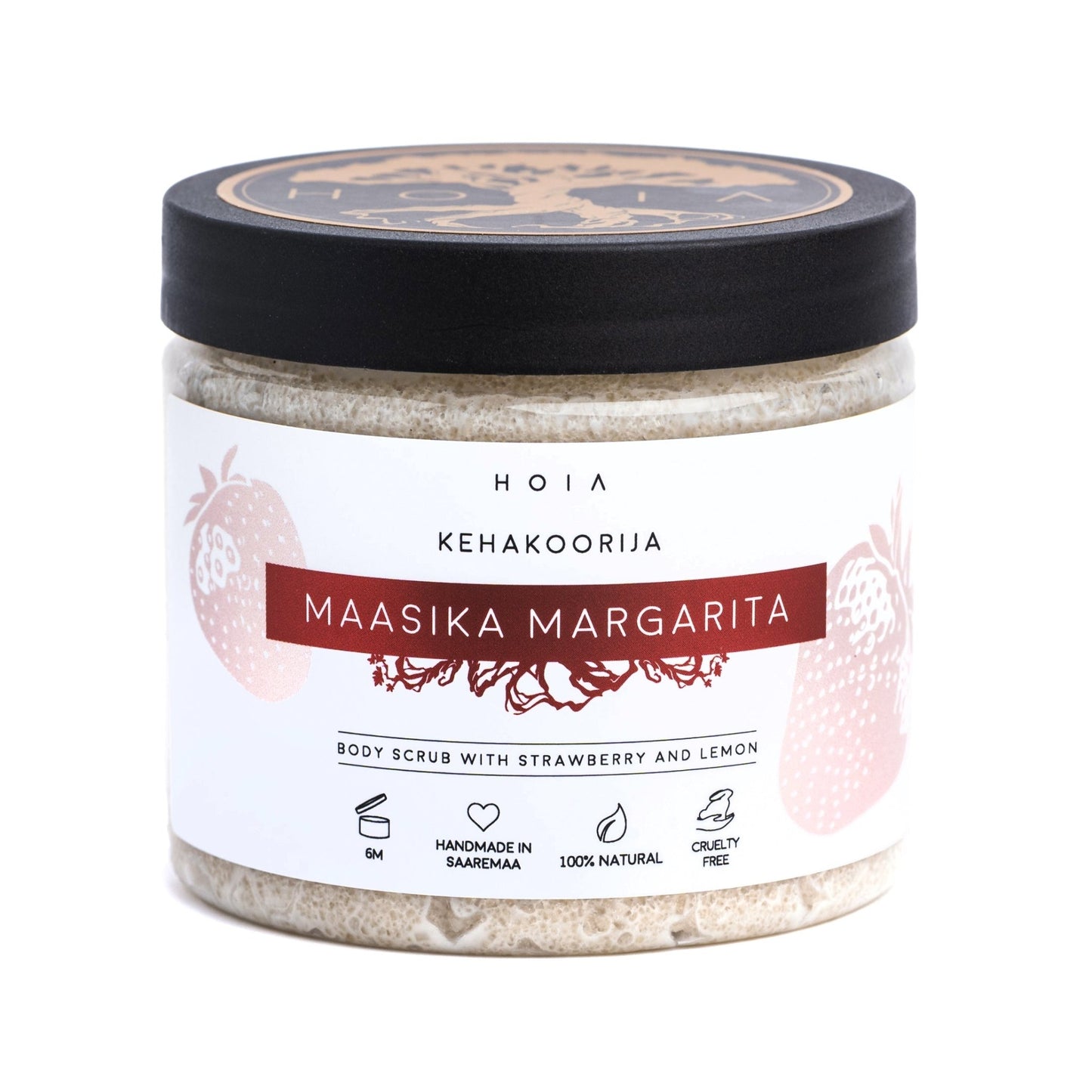 HOIA Body Scrub Strawberry Margarita 200ml - bioskina