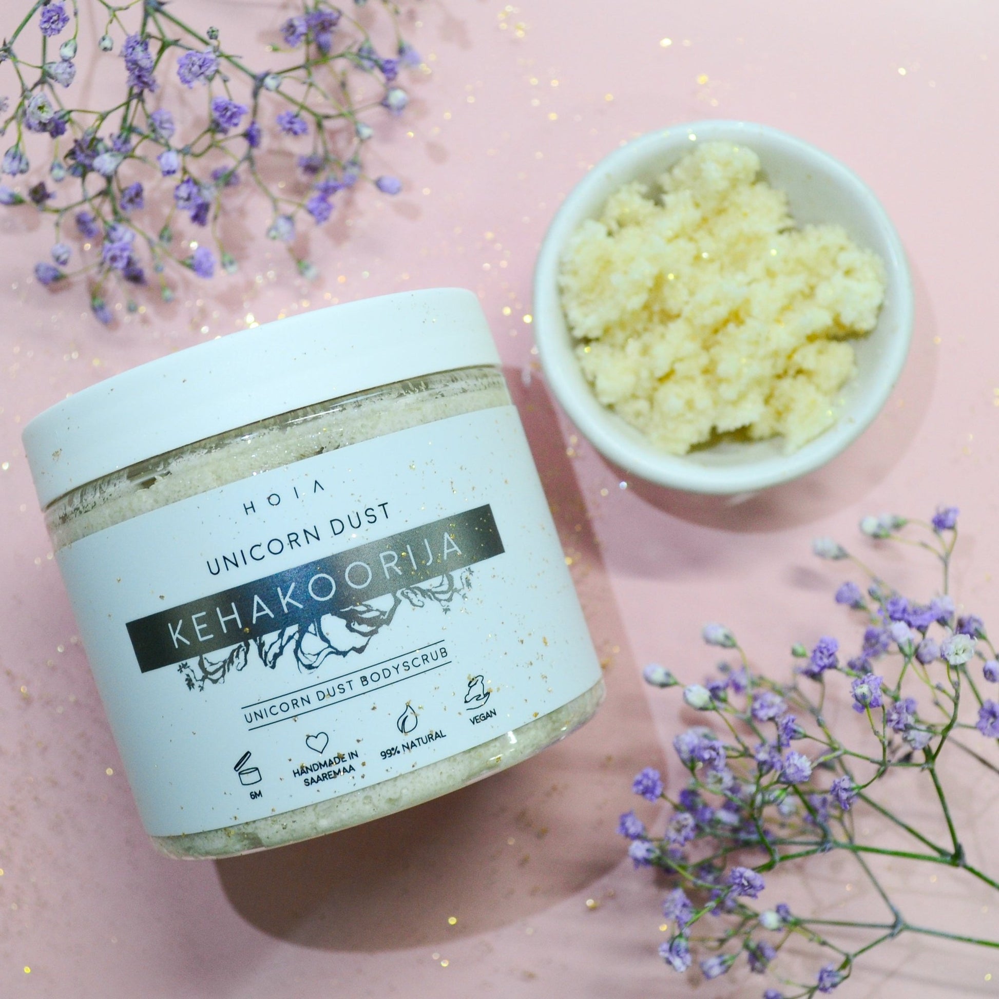 HOIA Body Scrub Unicorn Dust 200ml - bioskina