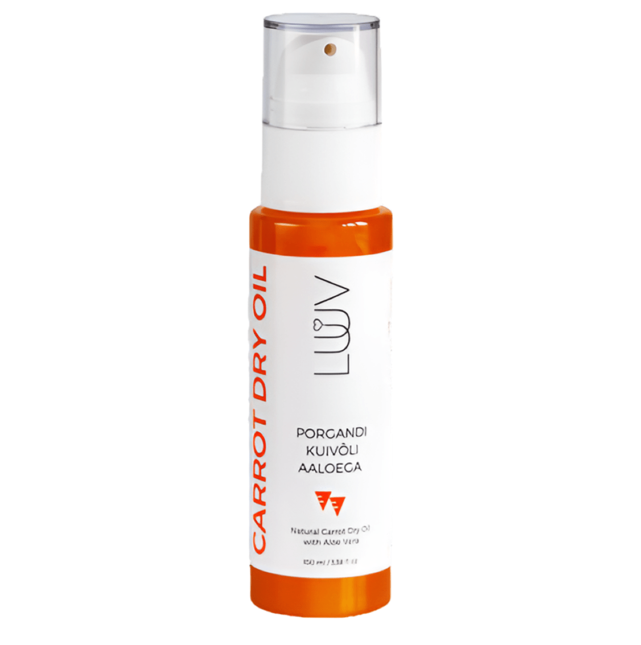 LUUV Natural Carrot Dry Oil with Aloe Vera 100ml - bioskina