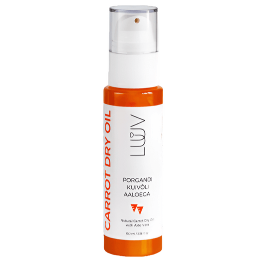 LUUV Natural Carrot Dry Oil with Aloe Vera 100ml - bioskina