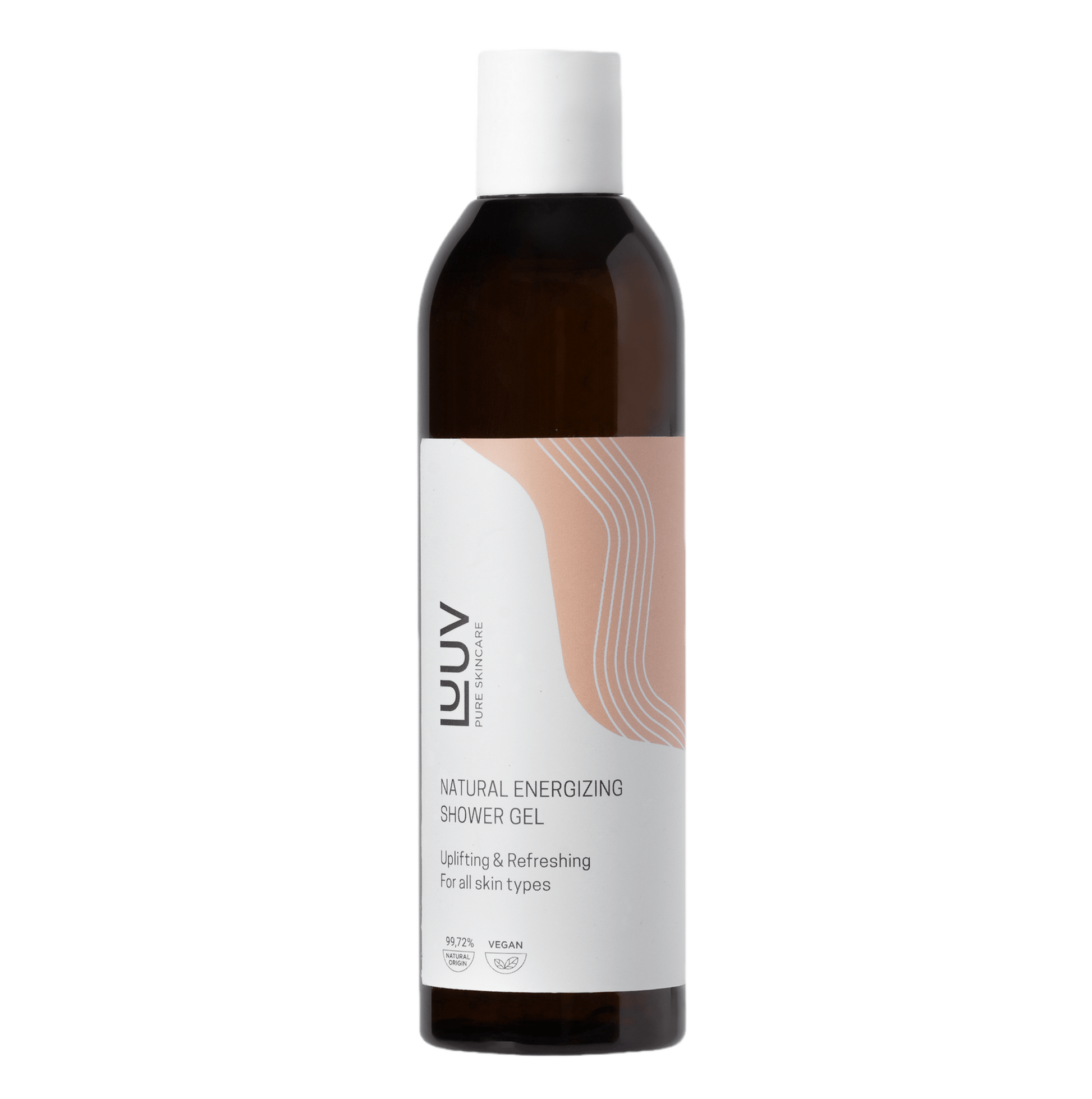 LUUV Natural Energizing Carrot Shower Gel 250ml - bioskina