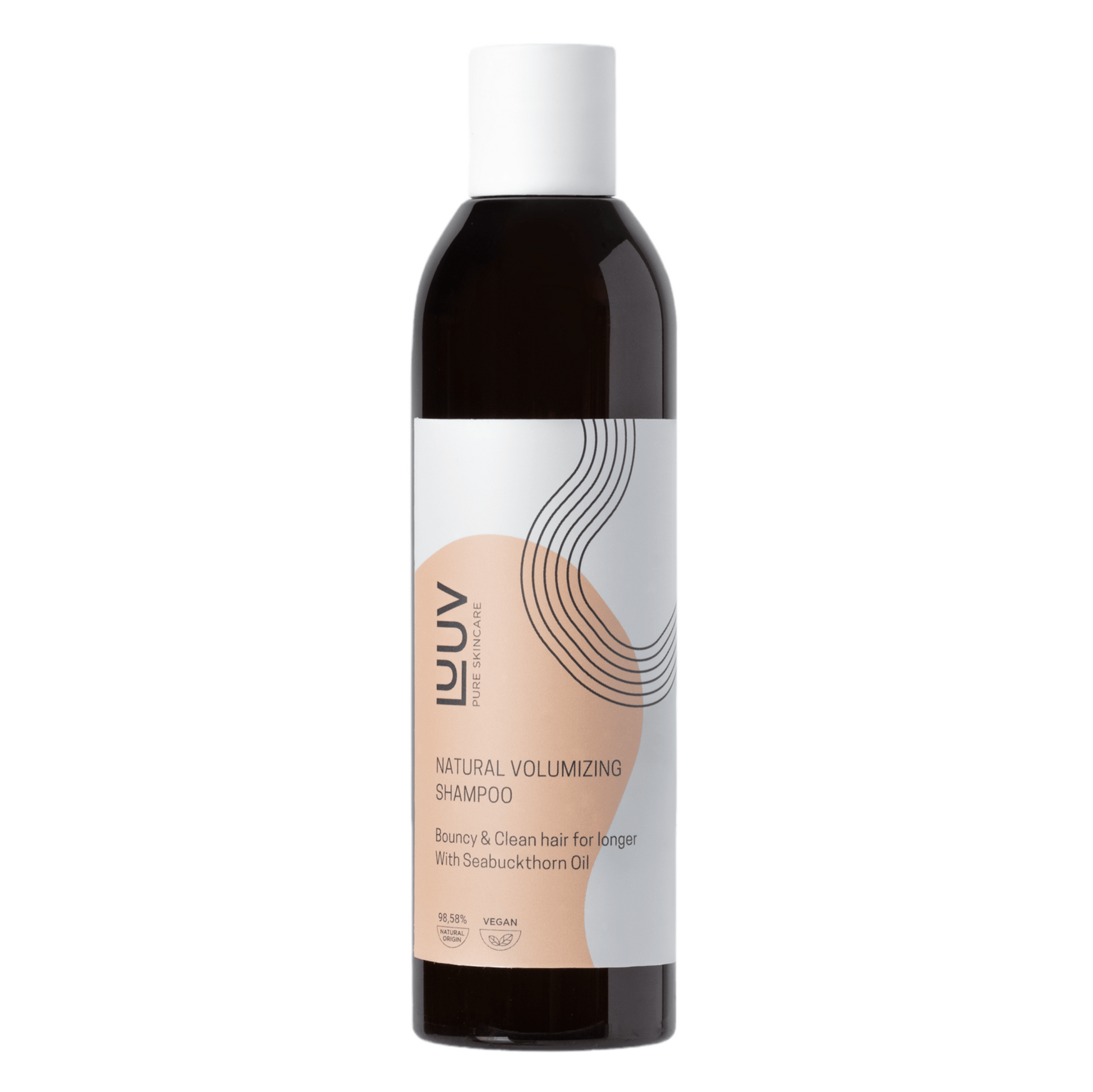 LUUV Natural Volumizing Seabuckthorn Shampoo 250ml - bioskina