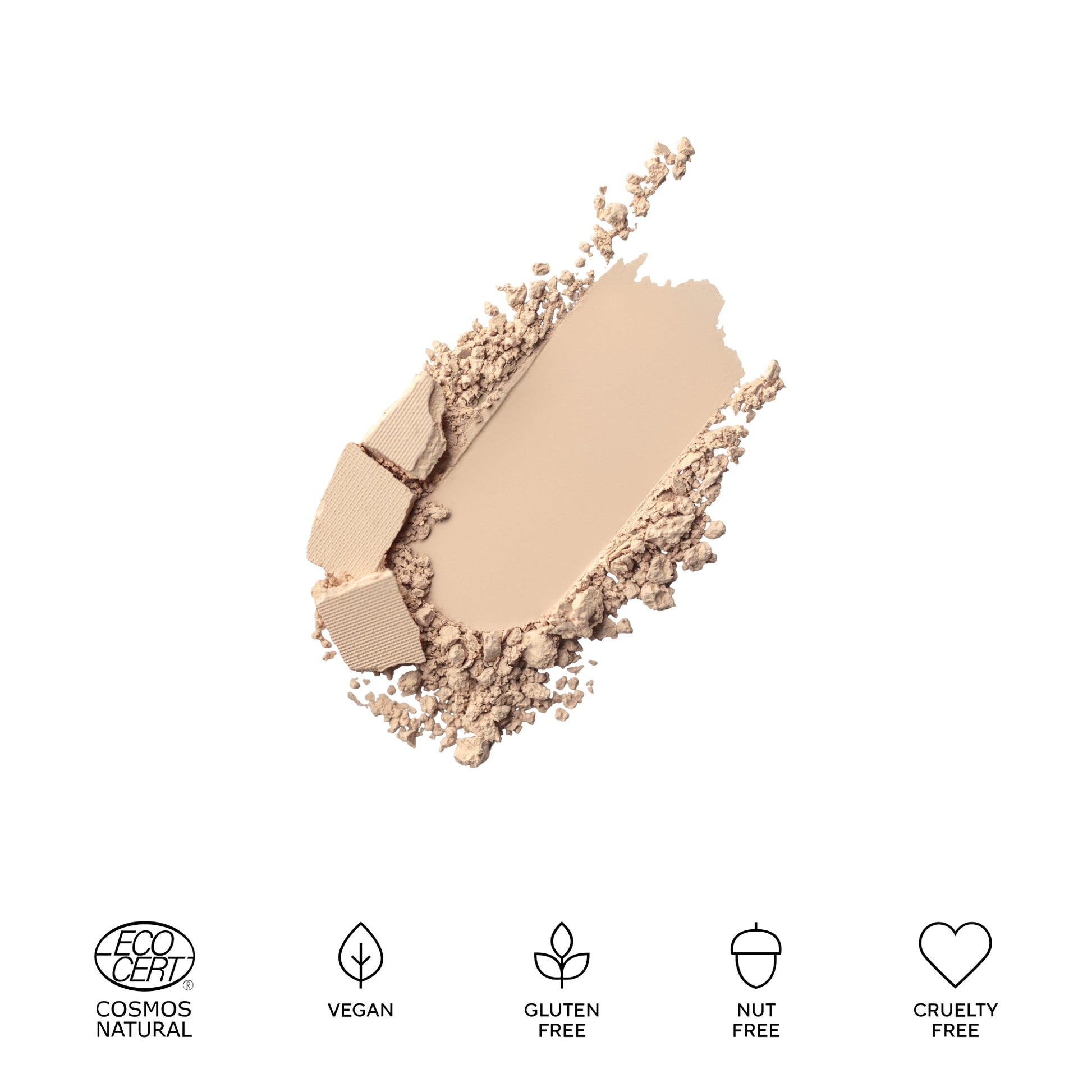 MÁDARA Air Equal Soft Silk Mineral Powder, 2 Beige, 9g - bioskina