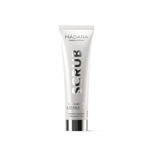 MÁDARA Exfoliating Oil-to-Milk Scrub 60ml - bioskina