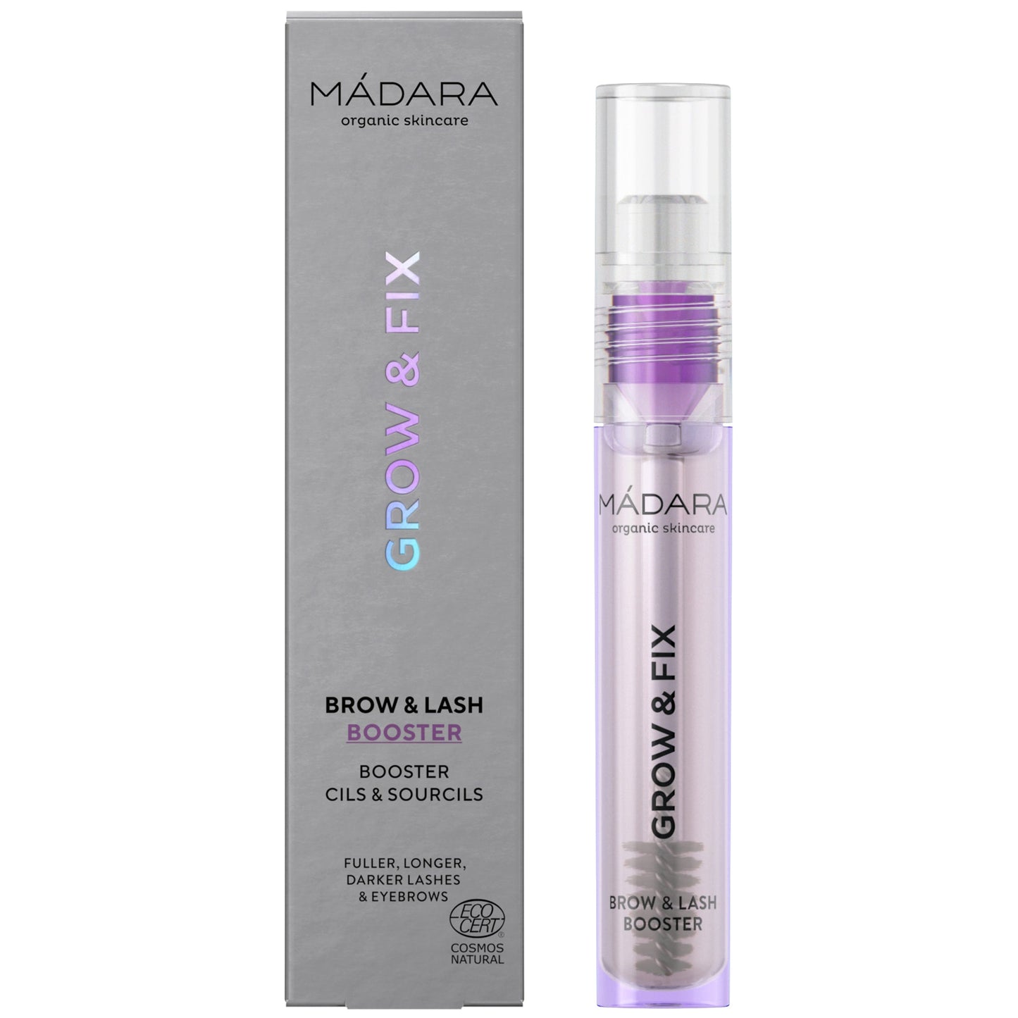 MÁDARA Grow & Fix Brow & Lash Booster, 4,25ml - bioskina