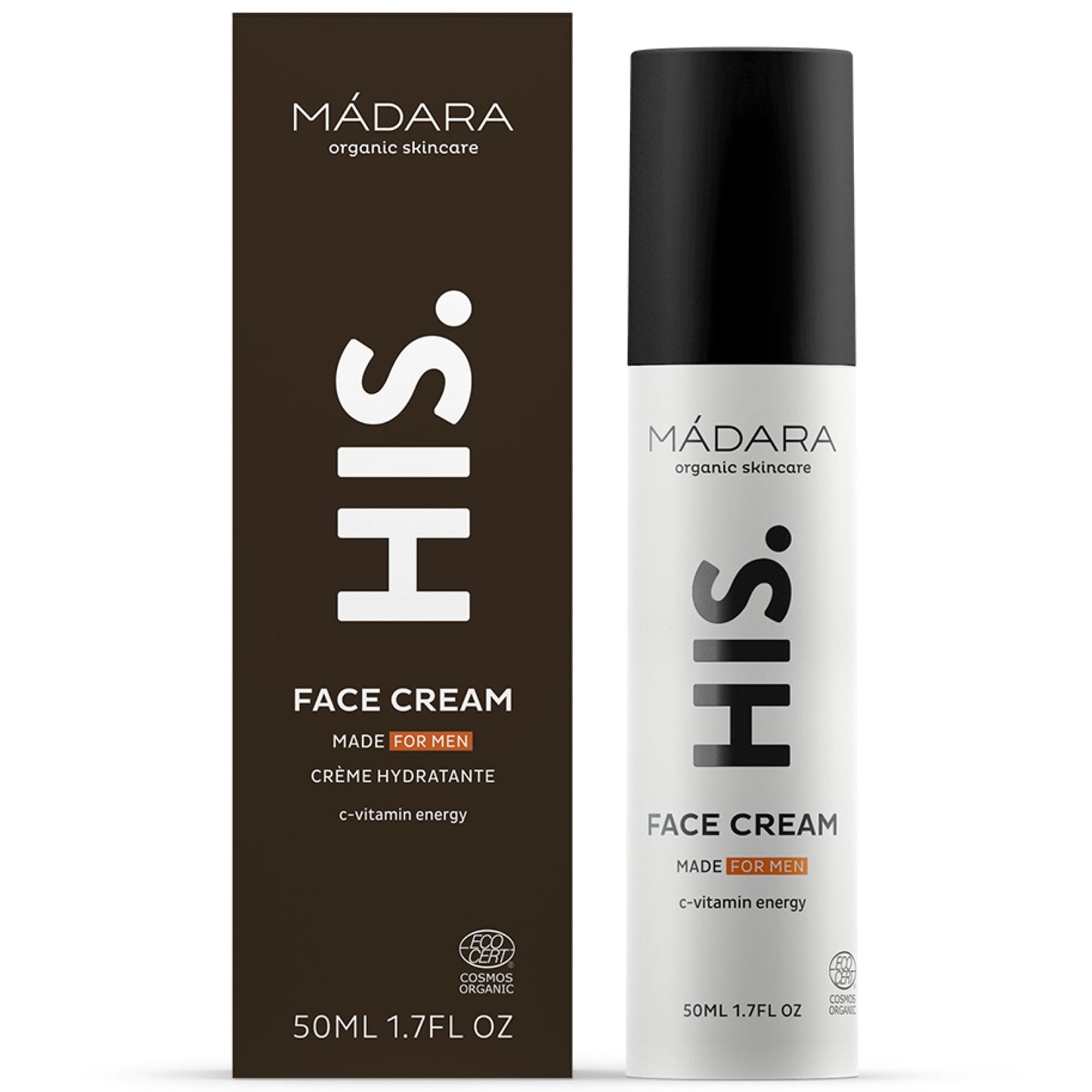 MÁDARA HIS Face Cream 50ml - bioskina