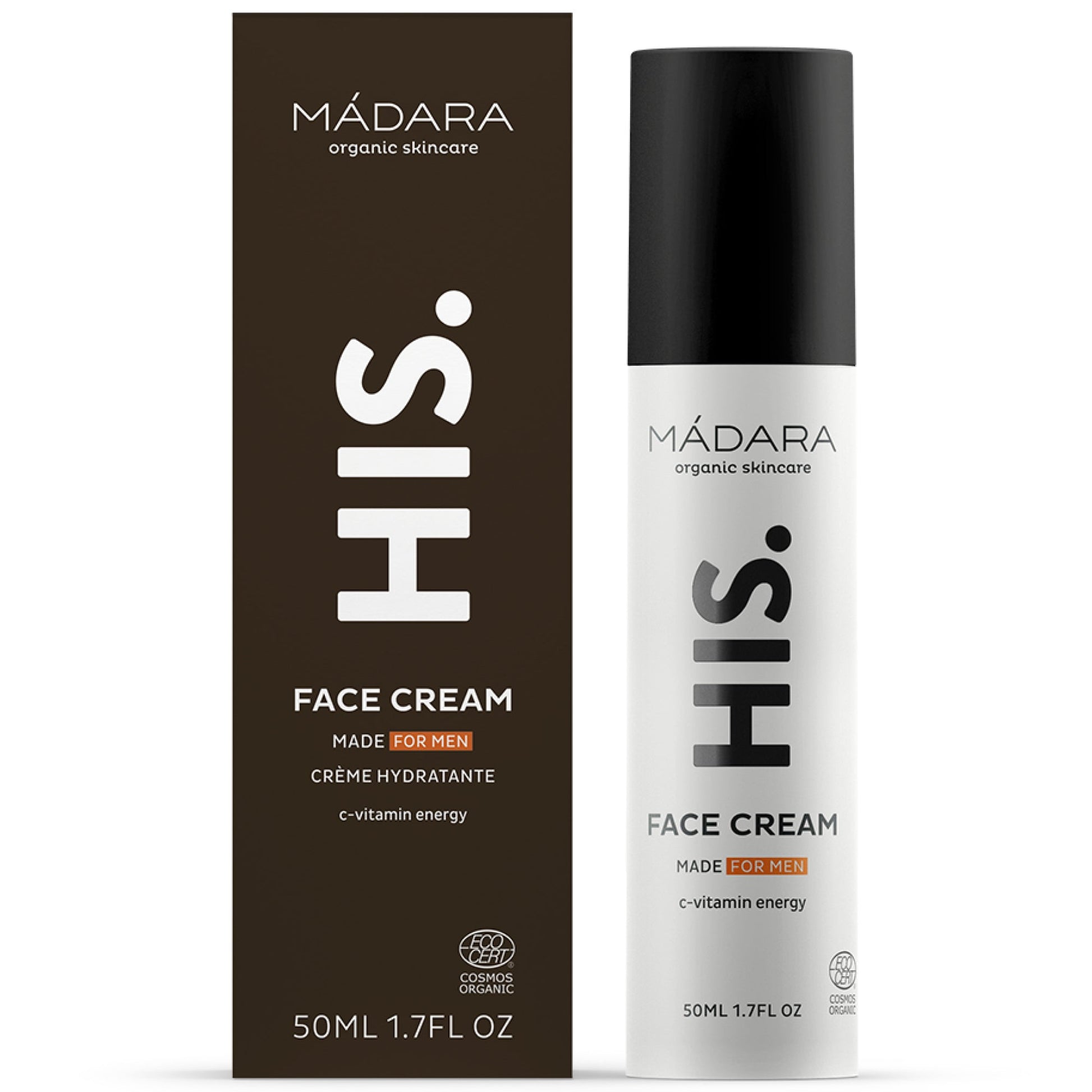 MÁDARA HIS Face Cream 50ml - bioskina