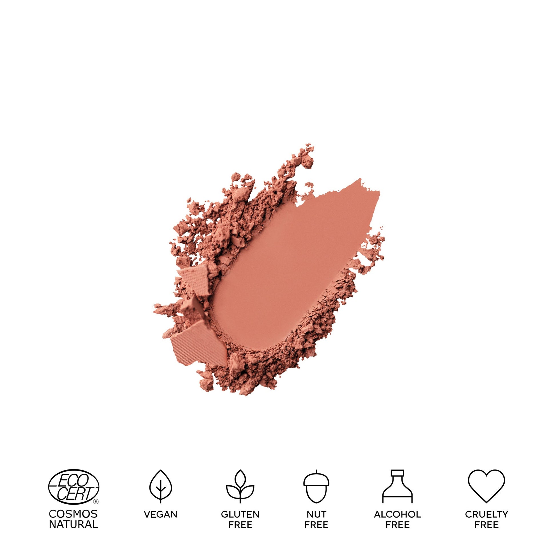 MÁDARA Magnetic Blush Mineral Cheek Blusher, 1 Fierce Flame, 6g - bioskina
