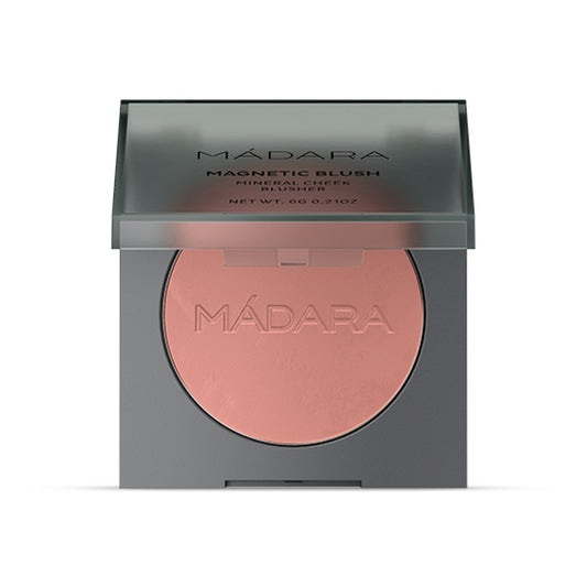 MÁDARA Magnetic Blush Mineral Cheek Blusher, 2 Bare Blossom, 6g - bioskina