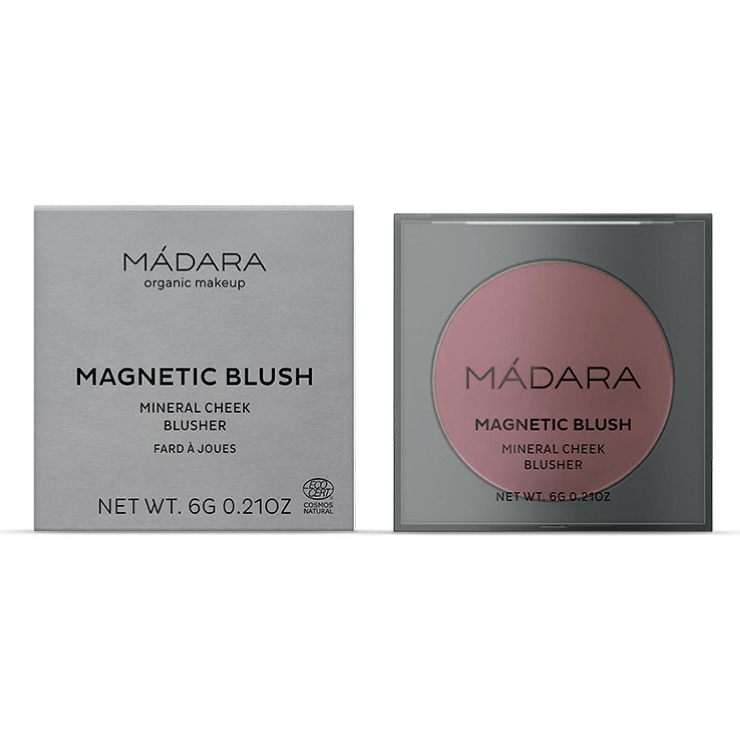 MÁDARA Magnetic Blush Mineral Cheek Blusher, 2 Cold Cheeks, 6g - bioskina