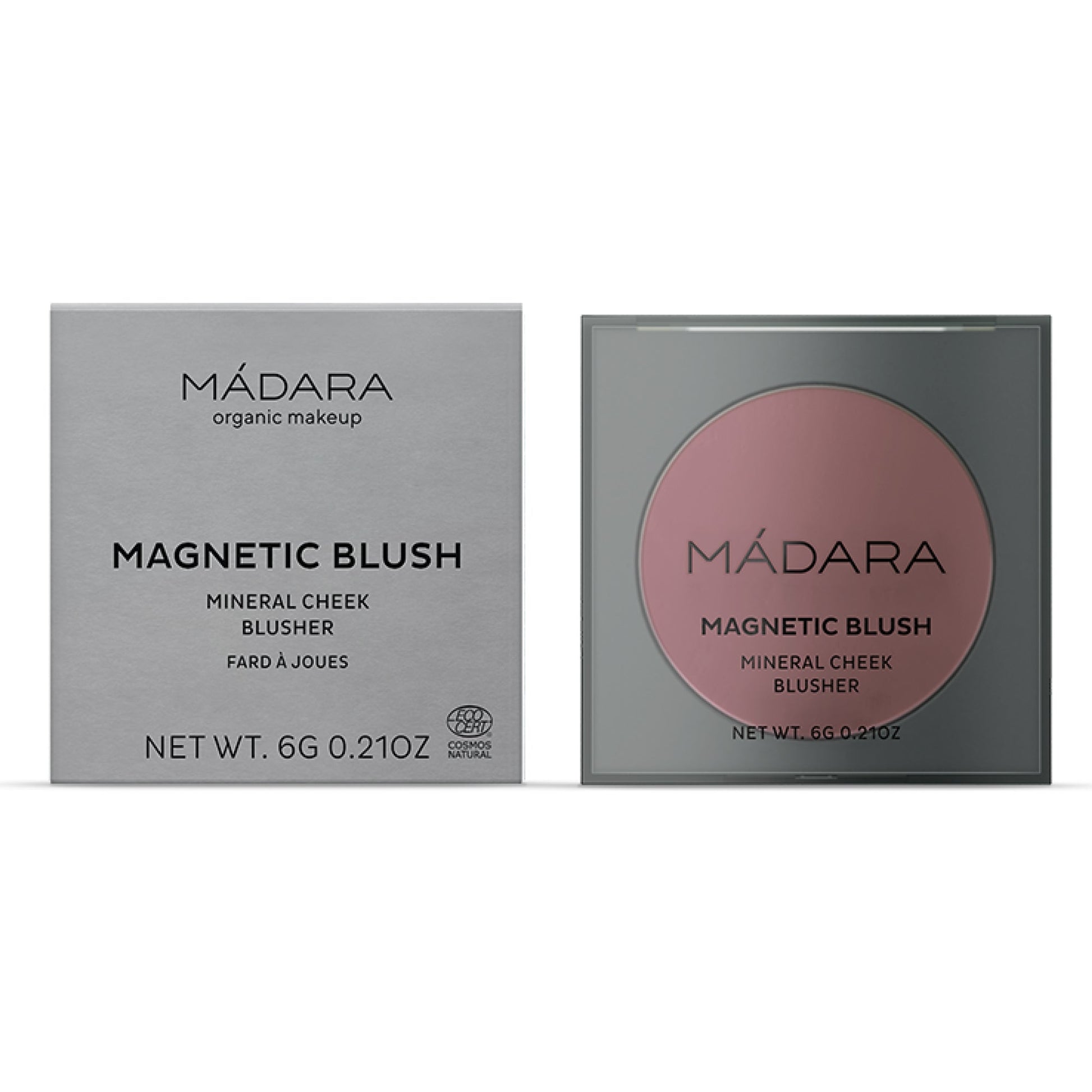 MÁDARA Magnetic Blush Mineral Cheek Blusher, 2 Cold Cheeks, 6g - bioskina