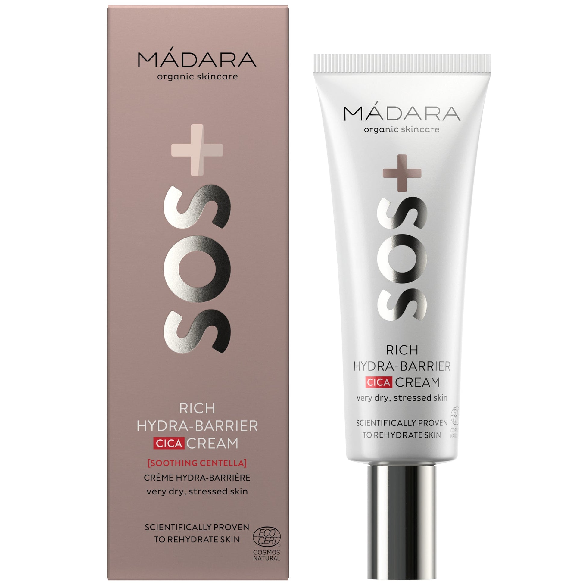 MÁDARA SOS Rich Hydra - Barrier CICA Cream 40ml - bioskina