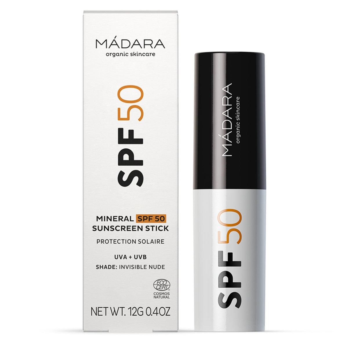 MÁDARA SPF50 Mineral Sunscreen Stick 12g - bioskina
