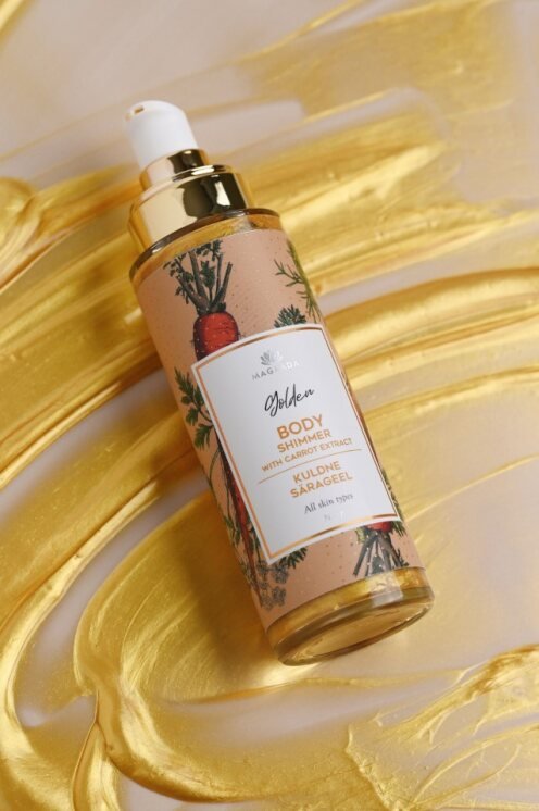 Magrada Golden Body Shimmer With Carrot Extract 100ml - bioskina