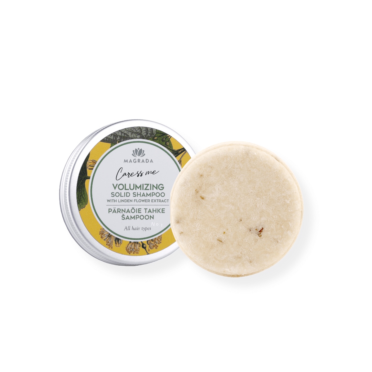 Magrada Volumizing Solid Shampoo With Linden Flower Extract 58g - bioskina