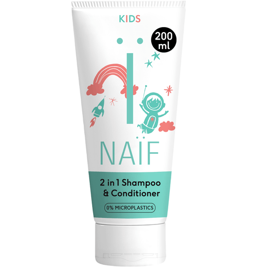 NAIF 2 - in - 1 Shampoo & Conditioner for Kids 200ml - bioskina