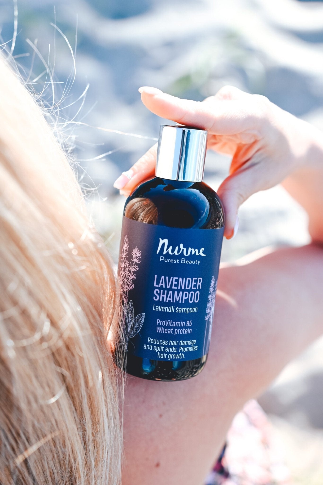 NURME Lavender Shampoo ProVitamin B5 250ml - bioskina