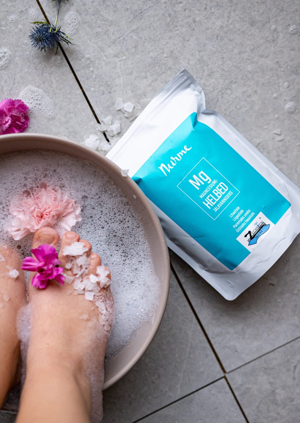 NURME Magnesium Chloride Flakes for Foot Bath 700g - bioskina