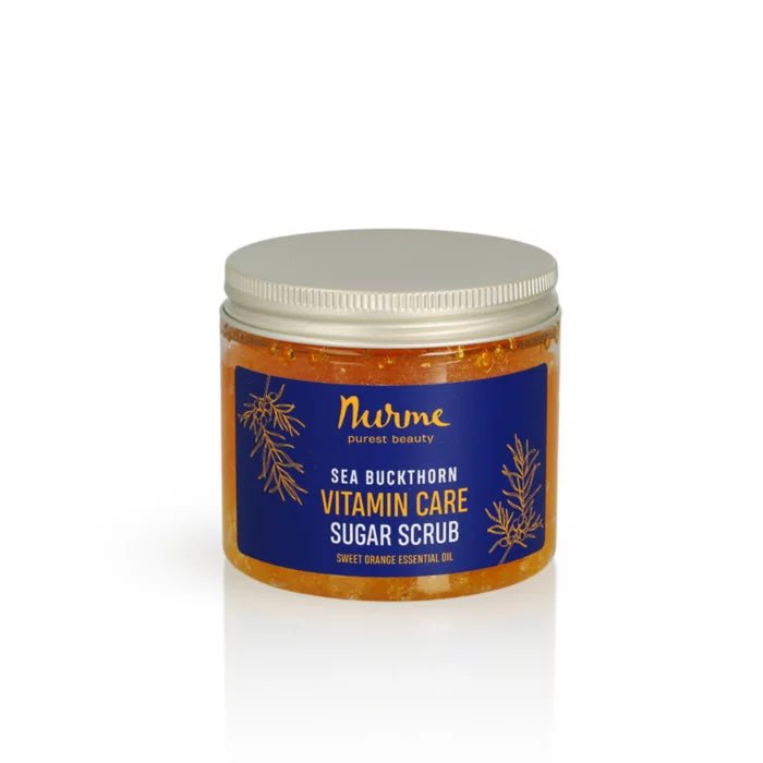 NURME Sea Buckthorn and Orange Sugar Scrub 250g - bioskina