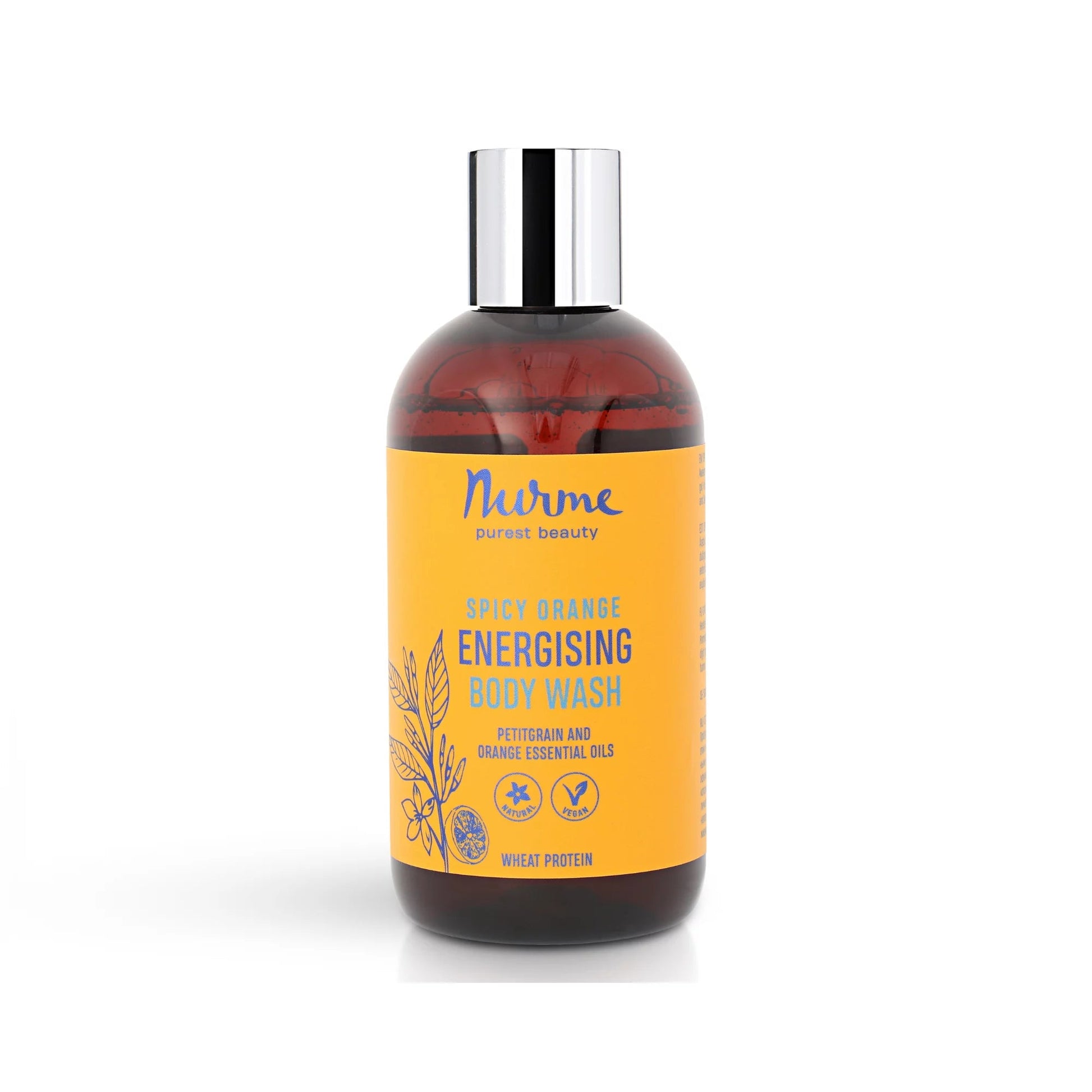 NURME Spicy Orange Energising Body Wash 250ml - bioskina