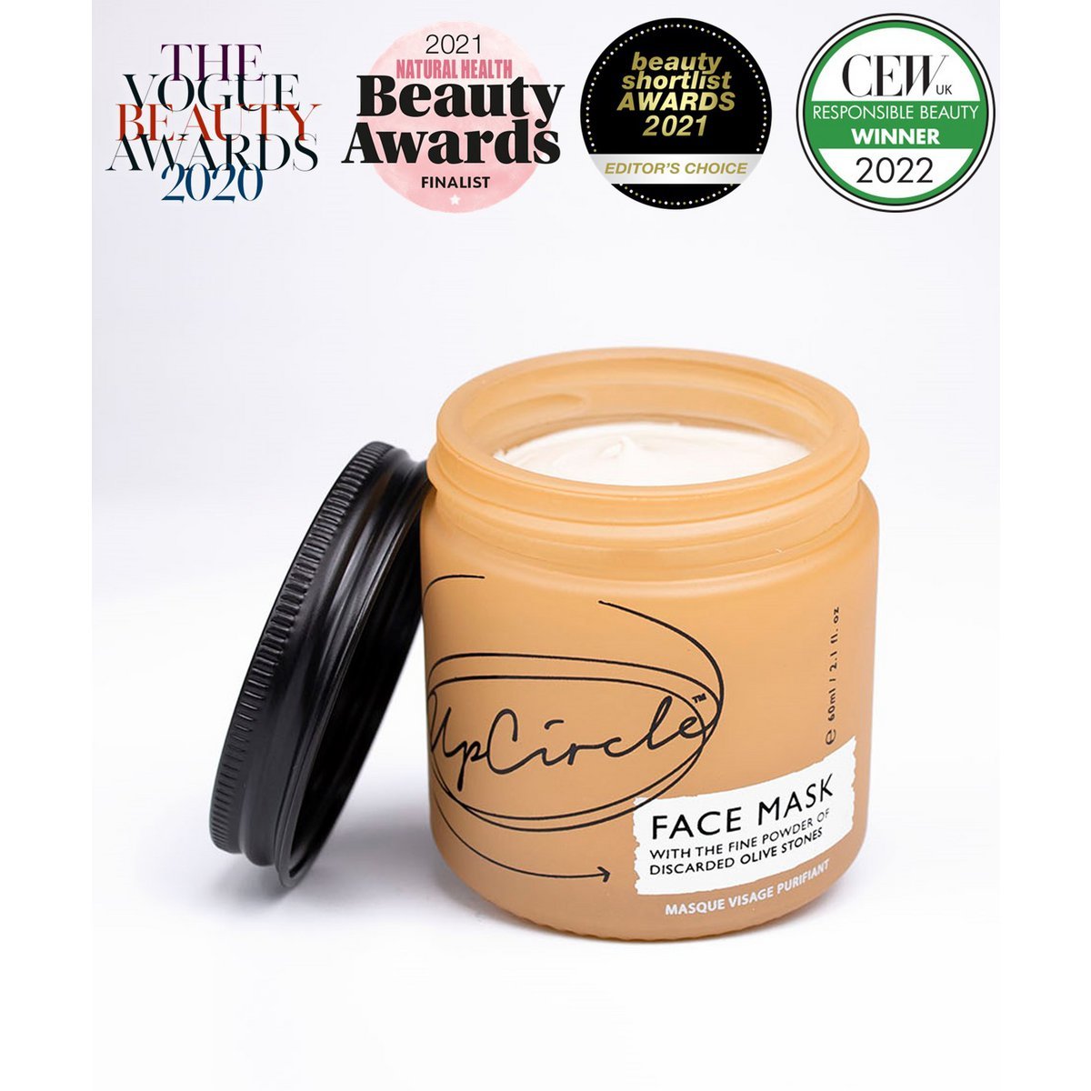 UpCircle Beauty Face Mask with Kaolin Clay 60ml - bioskina