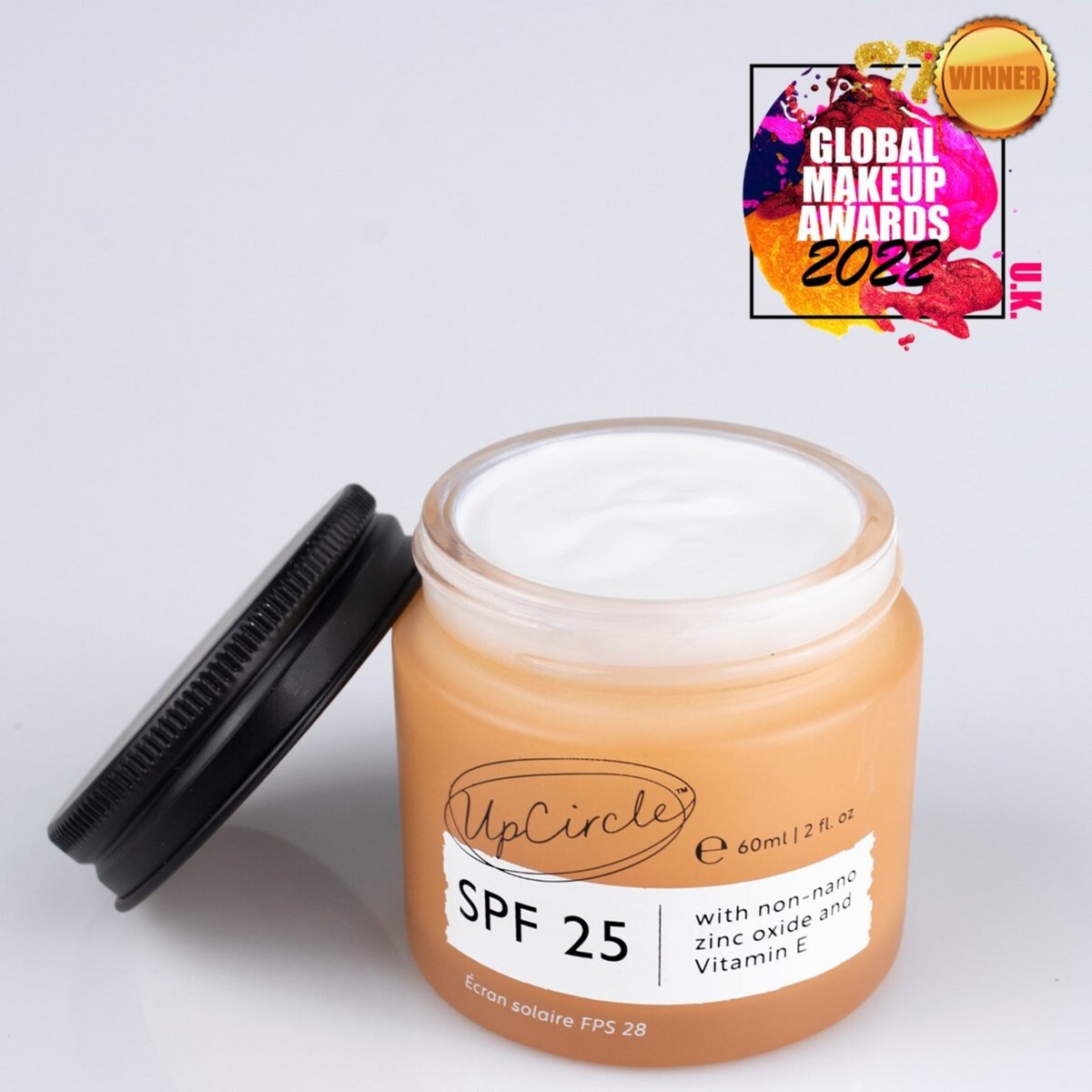 UpCircle Beauty SPF 25 Mineral Sunscreen 60ml - bioskina