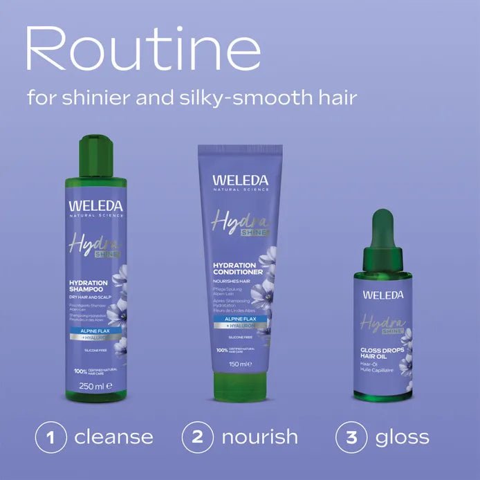 WELEDA Hydra Shine Moisturizing Shampoo 250ml - bioskina