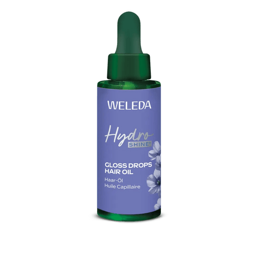 WELEDA Hydro Shine Gloss Drops Hair Oil 30ml - bioskina