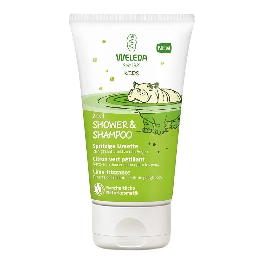 WELEDA Kids 2in1 Shampoo & Body Wash Lively Lime 150ml