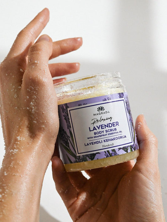 Magrada Lavender Body Scrub With Grapefruit Essential Oil 250ml