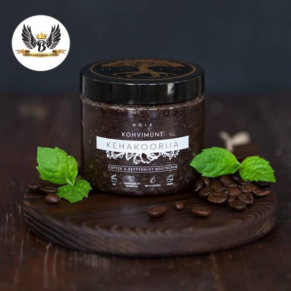 HOIA Body Scrub Coffee & Peppermint 200ml - bioskina